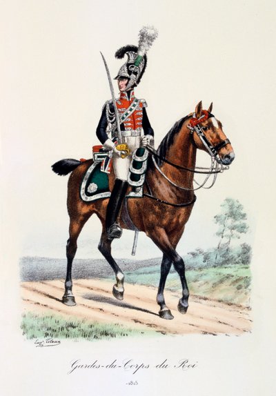 Gardes-du-Corps de Roi, 1815 von Eugene Titeux