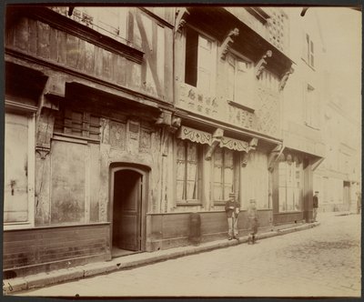 Beauvais, Haus Rue de la Manufacture von Eugène Atget