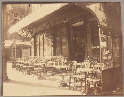 Café, Avenue de la Grande-Armée von Eugène Atget