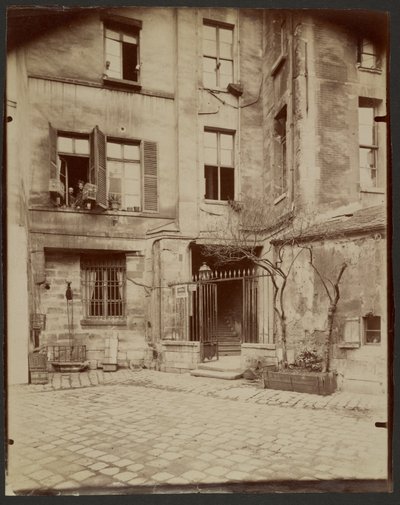 Hof von Rouen von Eugène Atget