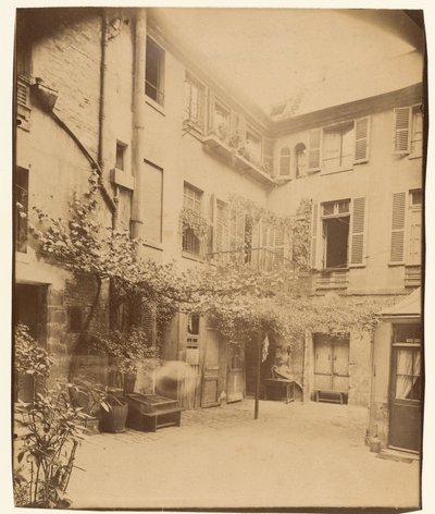 Hof von Rouen, Boulevard Saint-Germain von Eugène Atget