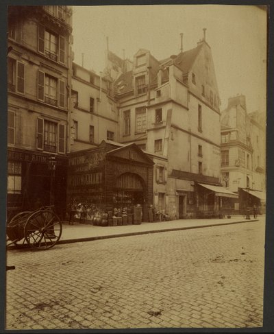 Hof der Rue des Archives 46 von Eugène Atget