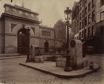 Brunnen der École Polytechnique, 1902 von Eugène Atget