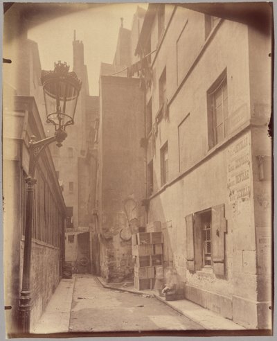 Impasse de la Baudoirie, rue de Venise von Eugène Atget