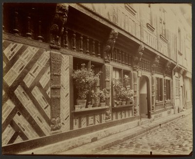 Maison 25 Rue Saint-Laurent, Beauvais von Eugène Atget