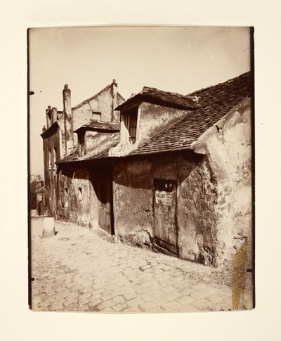 Montmartre Maison de Musette von Eugène Atget
