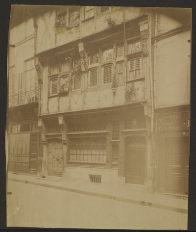 Rouen, Maison Rue Saint-Romain, 74 von Eugène Atget