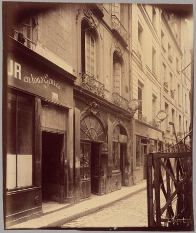 Rue de la Parcheminerie von Eugène Atget