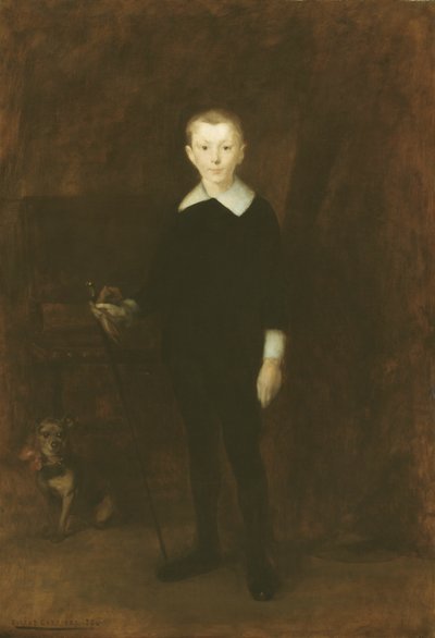Porträt eines Jungen von Eugène Carrière