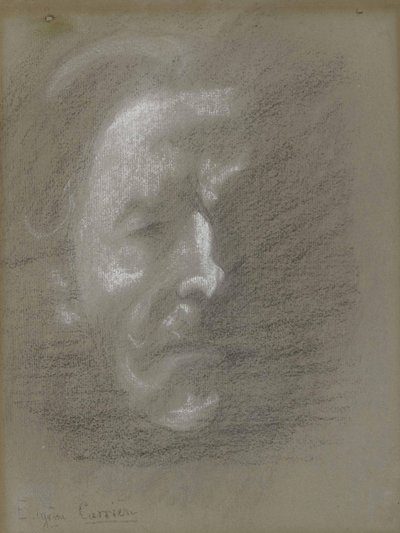 Selbstporträt von Eugène Carrière