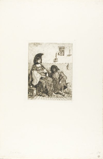 Algerische Jüdin von Eugène Delacroix