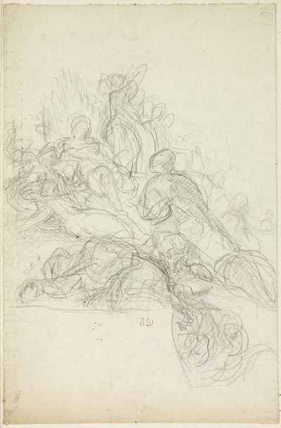 Allegorische oder mythologische Szene von Eugène Delacroix