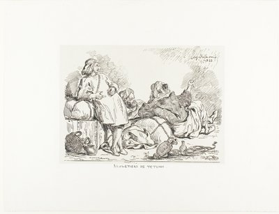 Maultiertreiber von Tetuan von Eugène Delacroix