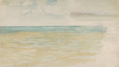 Das Meer bei Dieppe von Eugène Delacroix