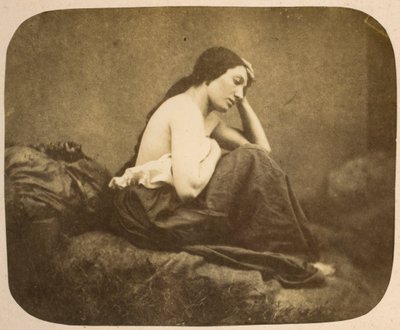 Weibliches Porträt von Eugène Durieu