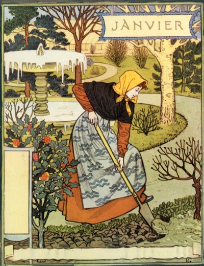 Januar, 1896 von Eugene Grasset