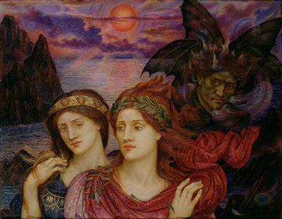 Die Vision, 1914 von Evelyn De Morgan