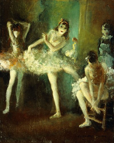 Ballettmädchen von Everett Shinn