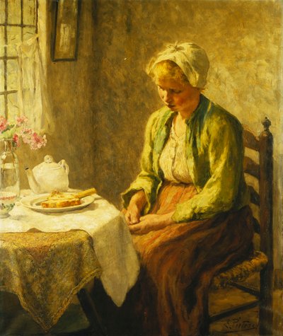 Gebet vor dem Essen von Evert Pieters