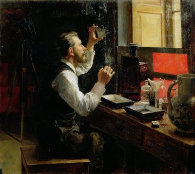 Amateurfotograf von Evgeniy Iosipovich Bukovetsky