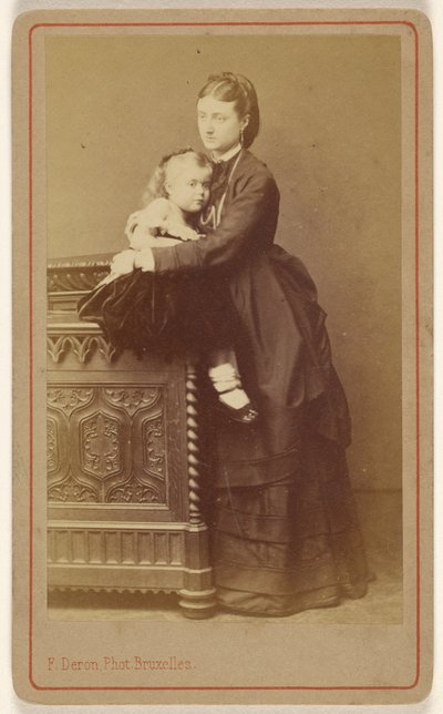 Mme. Bucheron und ihre Tochter. von F. Deron