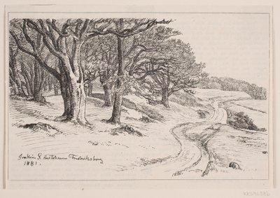 Fra Hestehaven, Frederiksborg von F. Hendriksen