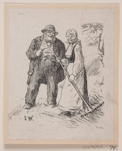 Illustration zu "Herremandsbruden" von F. Hendriksen