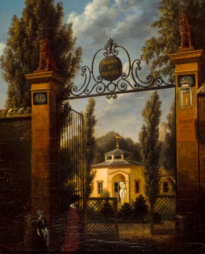 Die Bains St. Jacques, Rue des Feuillantines von F. Lettie