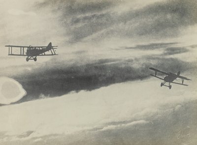 [Zwei Flugzeuge] von Fedele Azari