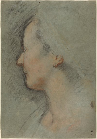 Kopf einer Frau von Federico Barocci