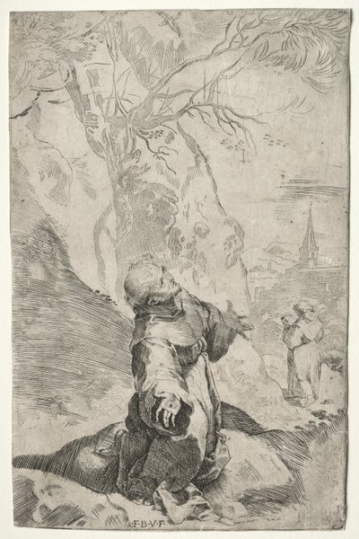 Der Heilige Franziskus empfängt die Stigmata von Federico Barocci