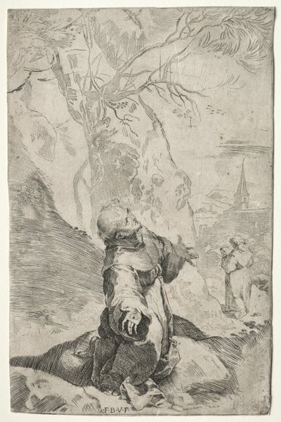 Der heilige Franziskus empfängt die Stigmata von Federico Barocci