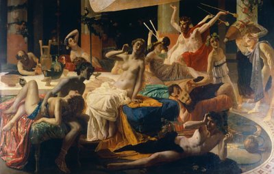 Die Orgien der Messalina von Federico Faruffini