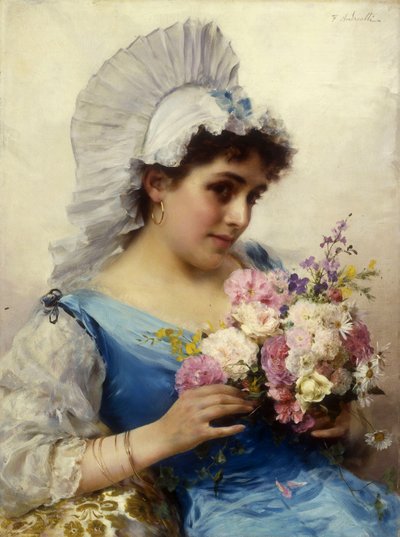Der Blumenstrauß von Federigo Andreotti