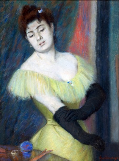 Die schwarzen Handschuhe von Federico Zandomeneghi von Federigo Zandomeneghi