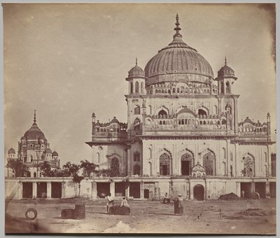 Kleine Moschee im Kaiserbagh von Felice A. Beato