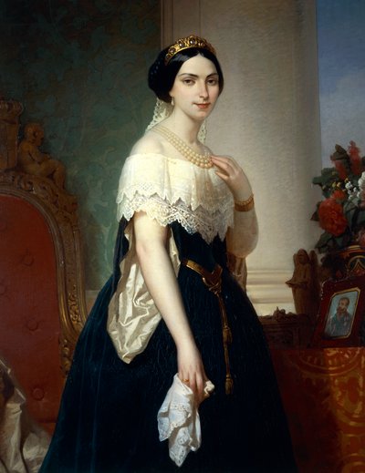 Porträt von Adelaide von Österreich (Mailand) von Felice Barucco