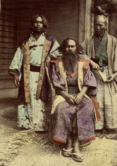Ainu-Häuptlinge von Felice Beato