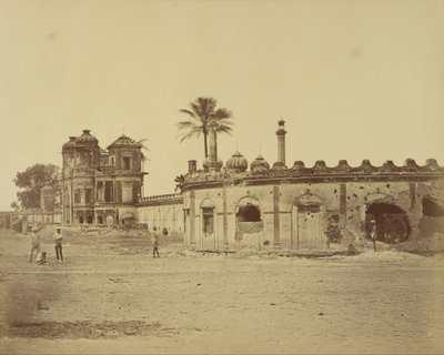 Außenansicht des Secundra Bagh von Felice Beato