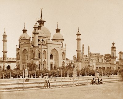 Moschee im Husainabad Emambarah, Lucknow von Felice Beato