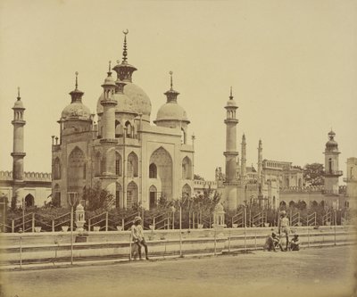 Moschee im Hussainabad Imambara von Felice Beato