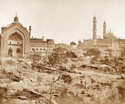 Room-i-darwazar oder das Konstantinopel-Tor, Lucknow von Felice Beato