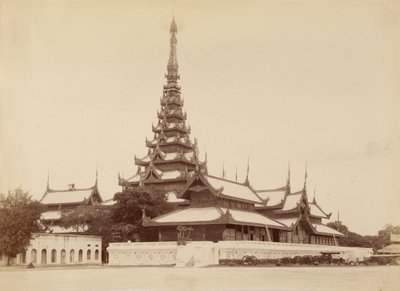 Der Palast Mandalay (Zentrum des Universums) von Felice Beato