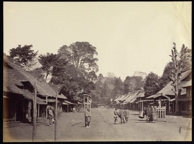 Die Stadt Hara Matchida von Felice Beato