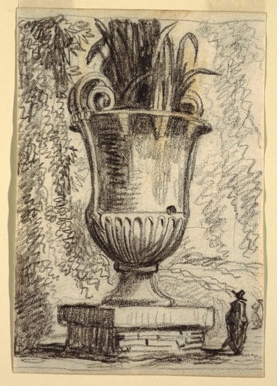 Monumentale Vase in einem Park von Felice Giani