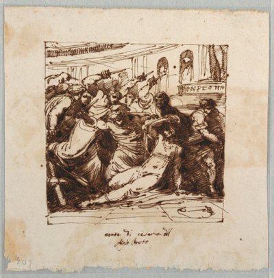 Die Ermordung von Cesare von Felice Giani