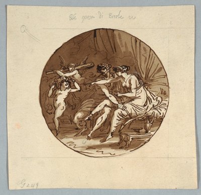 Die Hochzeit von Hebe und Herkules von Felice Giani