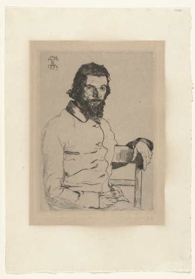 Porträt des Künstlers Charles Méryon von Felix Bracquemond