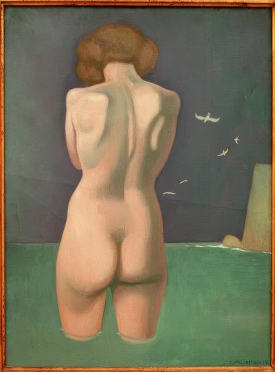 Badende mit Vögeln von Felix Edouard Vallotton
