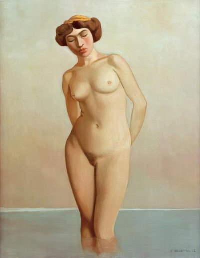 Badende im Wasser von Felix Edouard Vallotton